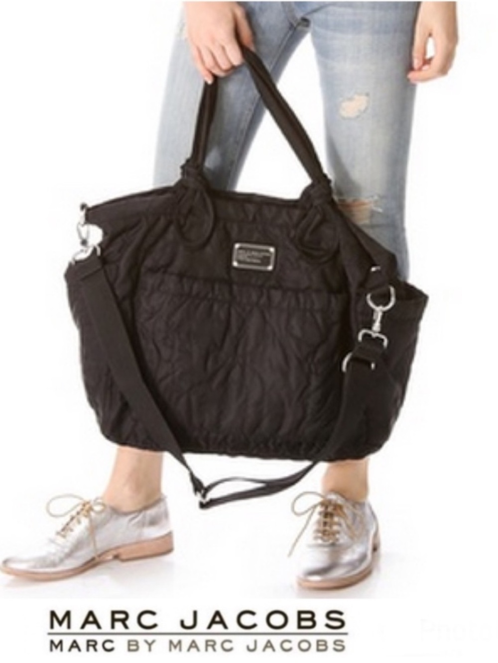 Marc by Marc Jacobs Eliz-a-baby Nylon Baby Bag Black